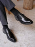 Elegant Plus Size Men's Formal Oxfords - Classic Lace-Up Leather Shoes for Weddings, Office, and Business Casual Events